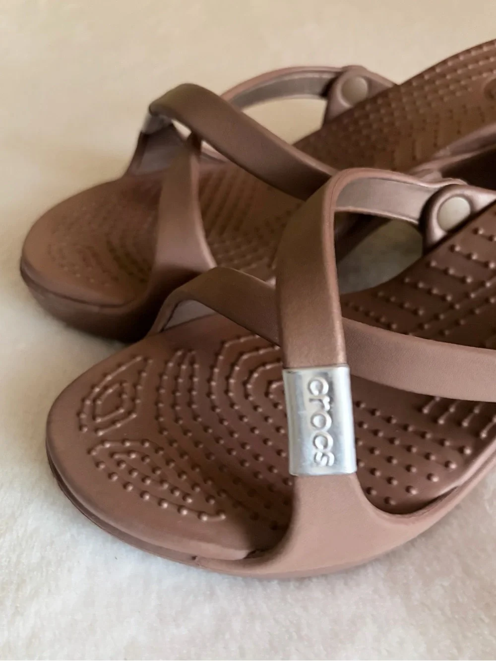 CROCS chunky platform